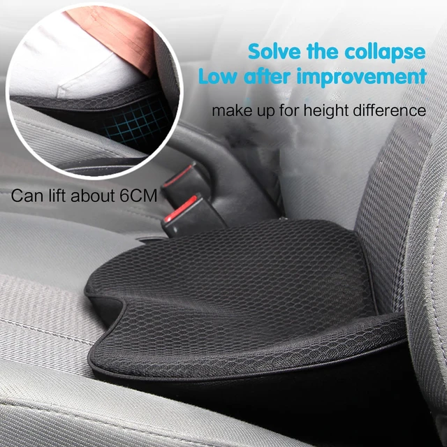 Car Seat Cushion,Car Seat Cushion driver short people,posture cushion  portable breathable mesh,heightening Height Boost Mat Car Seat Pad,Angle  Lift adult car seat short 