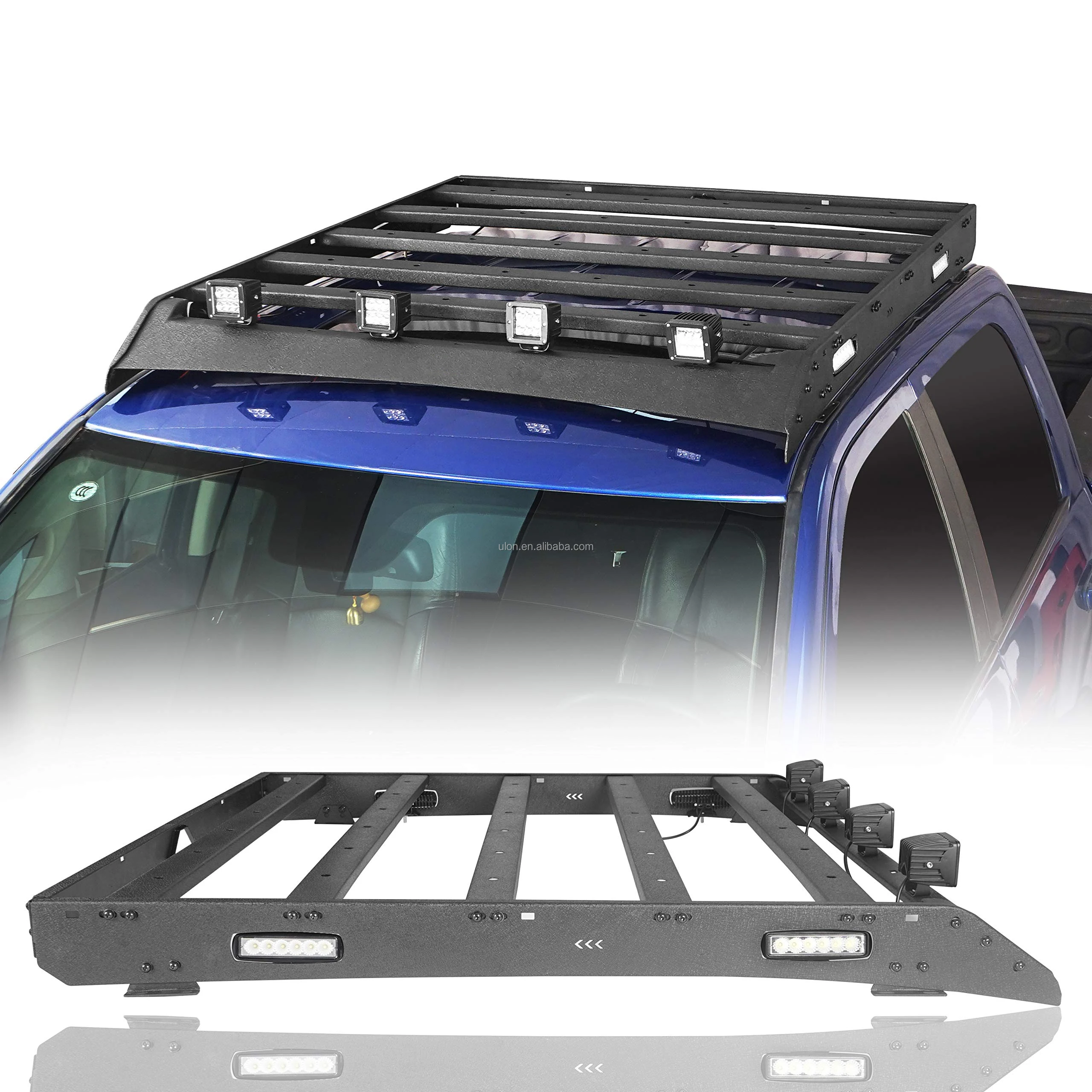 

Hot Sell Ram 1500 Top Roof Rack Crossbar Cargo Basket Luggage Carrier Fit Dodge Ram 1500 2009-2018 Pickup Truck