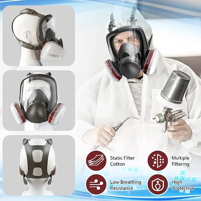 Headband 6897 respirator accessory 6700/6800/6900 respirator mask replace Strap Four fixed firm durable rubber