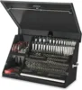 XL450B 36-Inch Portable TRIANGLE Toolbox  Multi-Tier Design  16-Gauge Construction and Metric Tool Chest  Weather-Resistant 4