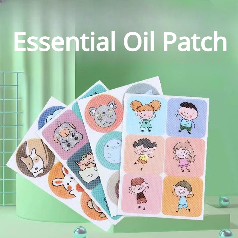 

1/2/3/5/10SETS Cartoon Essential Oil Stickers Protection Baby Children Outdoor Protection 36pcs Stickers Non-mosquito Stickers