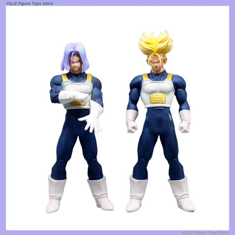 

Искусственные фигурки аниме с фиолетовыми и желтыми волосами, Коллекционная модель, статуи, игрушка на Хэллоуин, рождественский подарок для детей