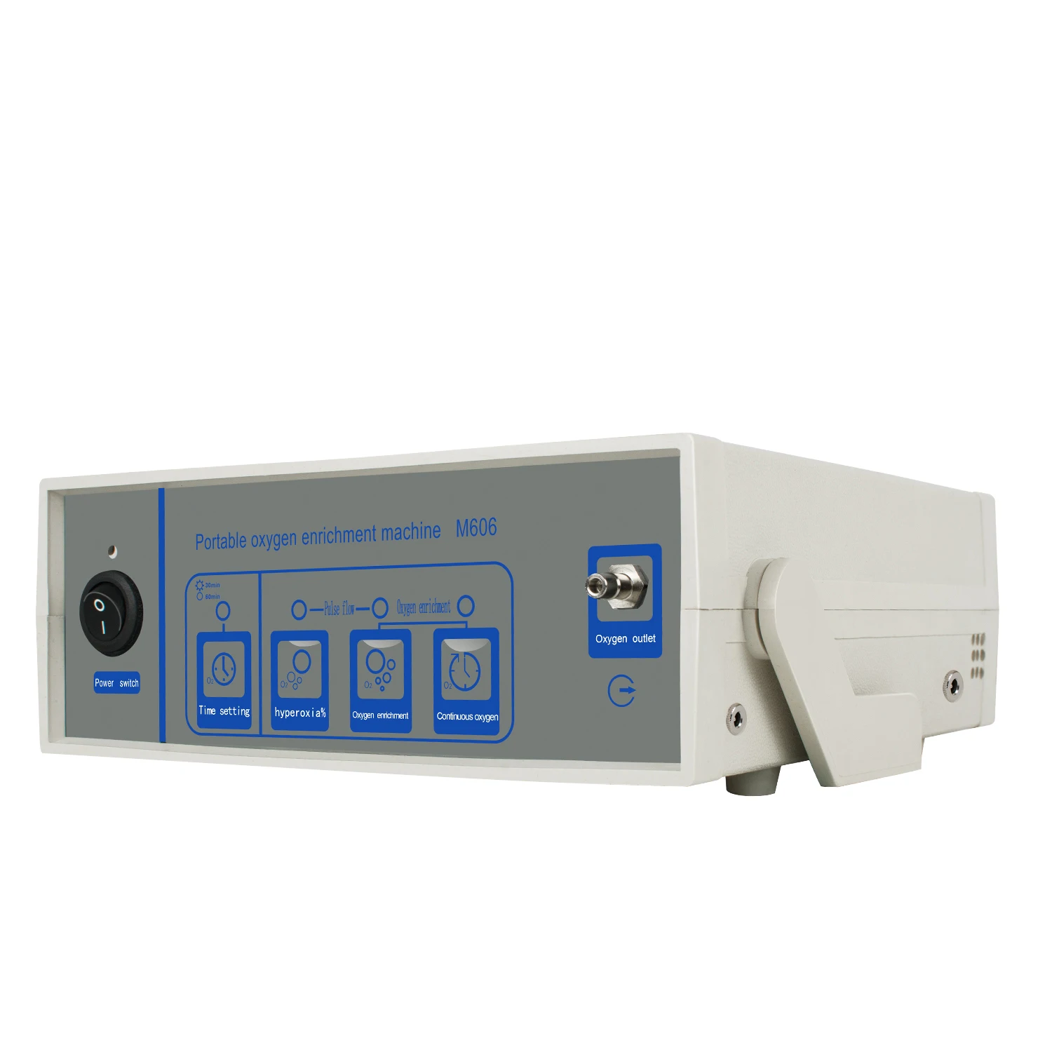 Portable Oxygen Enrichment Machine Pulse and Continuous Oxygen Concentrator Rechargeable Battery And Car Charger