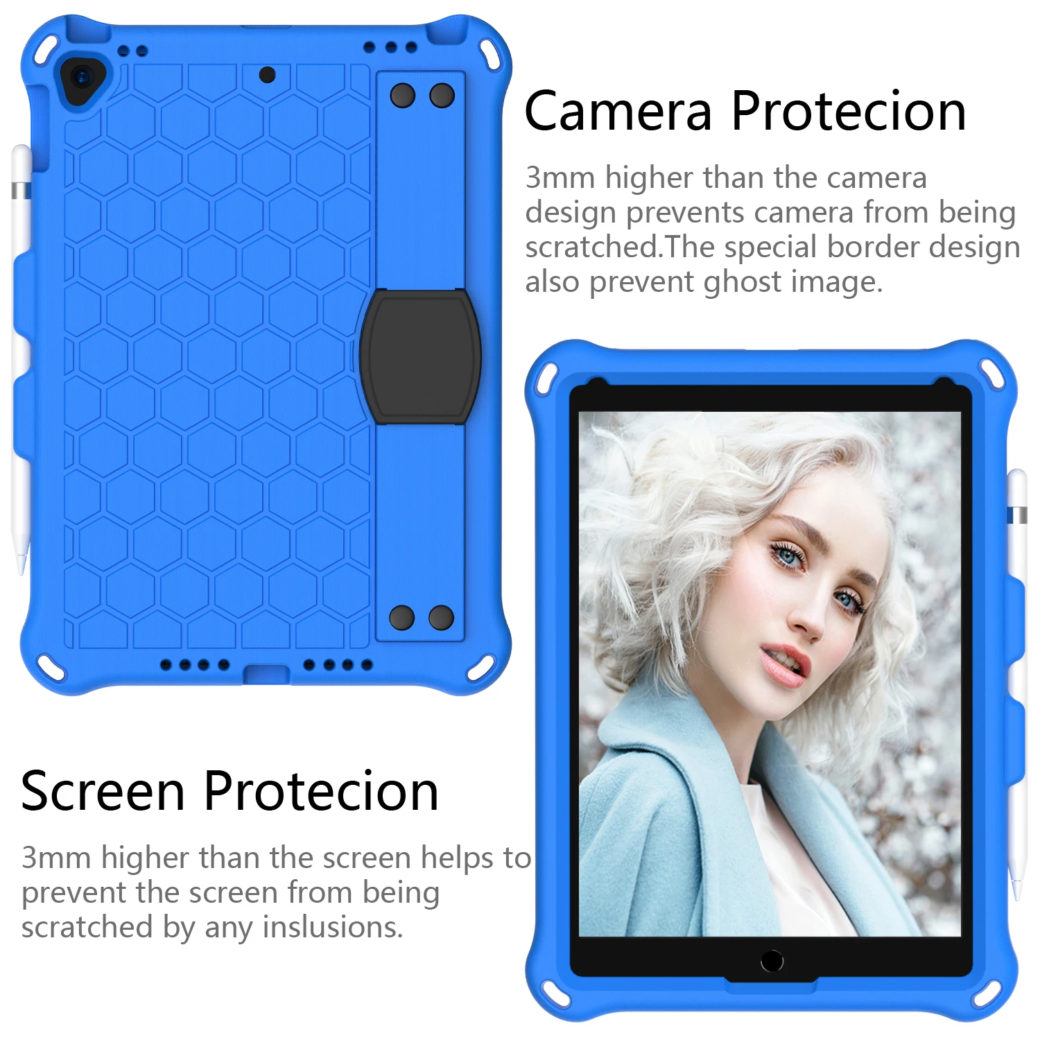 Shockproof Stand Cover with Strap