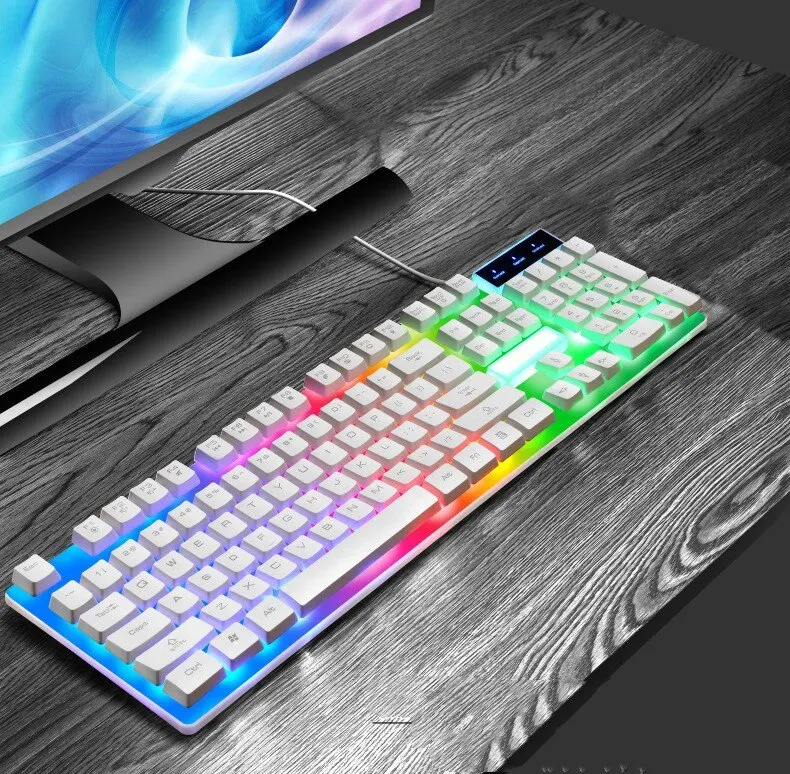 USB Wired Keyboard Mouse Set 104 Keys Backlight Gaming Keyboard Gaming Mouse For Laptop PC Computer