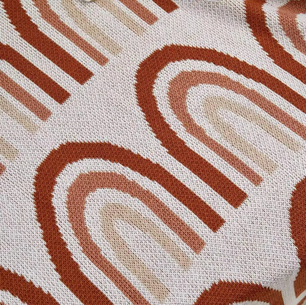 Couvertures de bébé en coton pour nouveau-né, couvertures de lit de poussette pour fille ou garçon, couettes tricotées 100x80cm 5