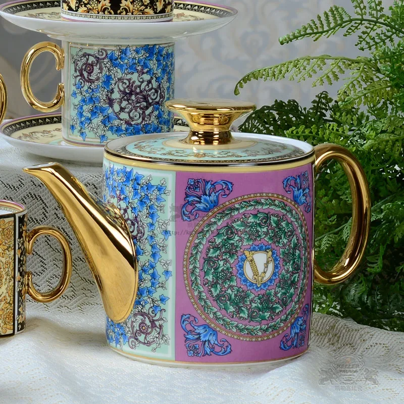 European-Style Coffee Set Overglazed Color Figure Bone China Tea Set British Afternoon Tea Ceramic Coffee Cup