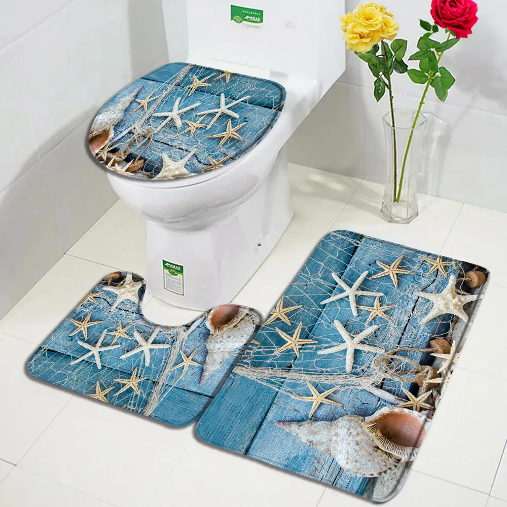 Decorative Wood Bath Mats