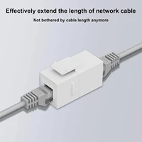 ZoeRax RJ45 CAT6 Keystone Coupler Female to Female Insert Coupler, UTP CAT6 Keystone Inline Coupler White - Image 4