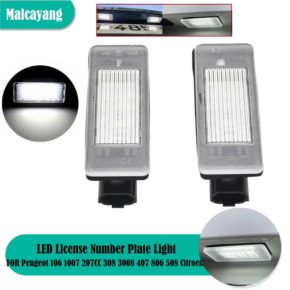Per Peugeot 207 Cc 308 Mk2 2008 208 Citroen Led Luce Targa Luce Targa Posteriore Canbus Senza Errori 9682403680