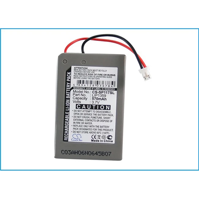Cameron Sino 570Mah Batteria Per Sony Dualshock 3 Controller Wireless Echzc2E Cachzc2H Cachzc2J Cachzc2U Cachzc2A Lip1359