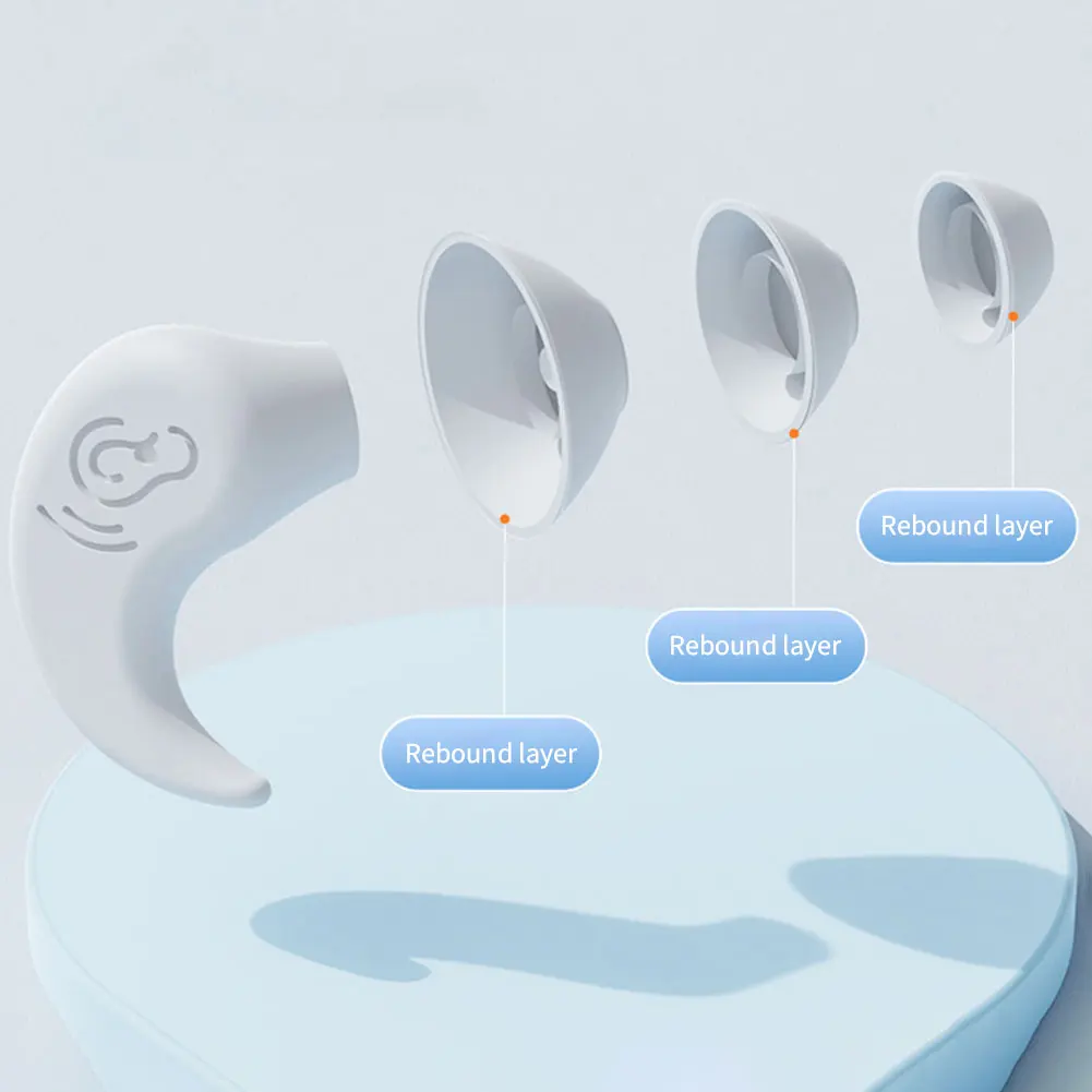 Silicone Noise-Canceling Sleep Earplugs for Small Ears - Soundproof & Anti-Snore with Memory Foam
