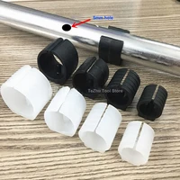 Plastic Office Chair Leg Pads Covers Non-Slip U-type Tube Mat Steel Pipe Clamp Chair Feet Wrap Pads Floor Protectors Tube Clamps 2