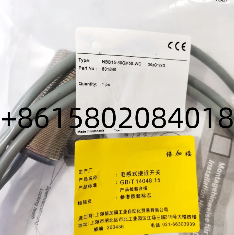 

New Original NBB15-30GM50-WO NBB15-30GM50-WS NBB15-30GM60-WO NBB15-30GM60-WS