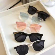 

1PC Luxury New Designer Oversized Sunglasses Classic Round Square Sun Glasses UV400 Driver Goggles Car Accessories