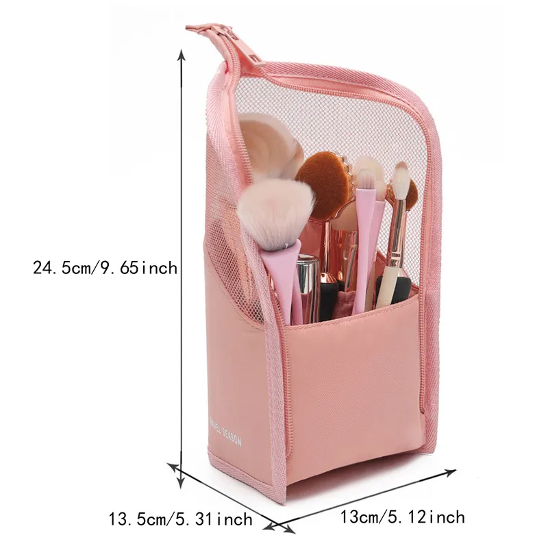 Estuche Para Brochas De Maquillaje Cosmeticos Pinceles Plegable Varios  Colores 