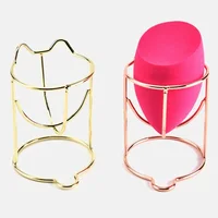 1 Pcs Cute Cat Beauty Egg Bracket  Dryer Cosmetic Makeup Sponge Gourd Powder Puff Rack  Organizer Box Shelf Holder Storage Tools 2
