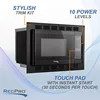 RecPro RV Convection Microwave Black 1.1 Cu. ft |120V| Microwave | Appliances | Direct Replacement for High Pointe and Greystone 4