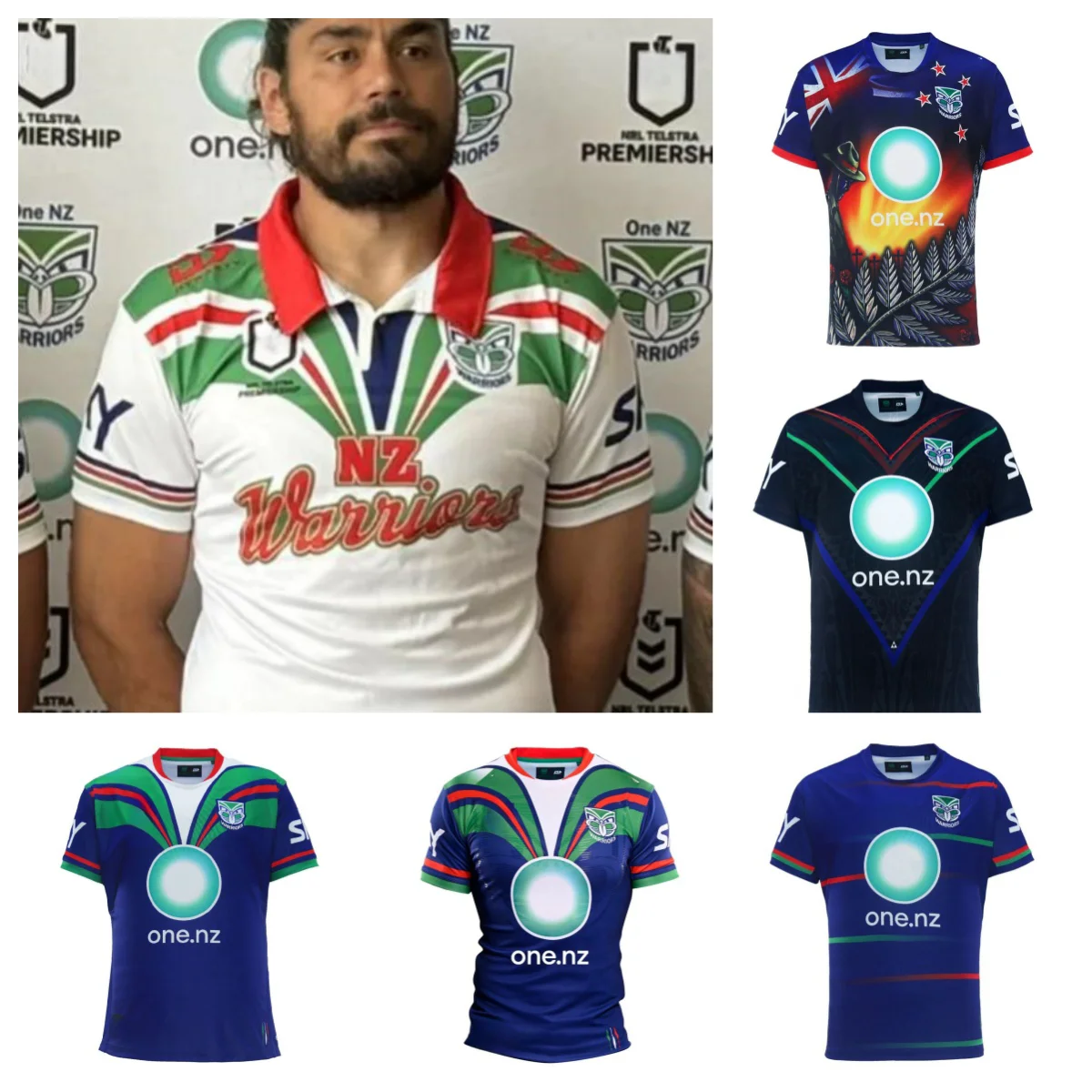NEW ZEALAND WARRIORS HERITAGE/ABORIGINAL/ANZAC JERSEY