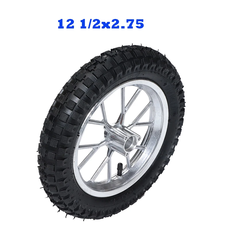 

12 1/2 X 2.75 Front or Rear Wheel Assembly 1/2X2.75 Tire for Razor Dirt Bike Rocket MX350 MX400 Mini Dirtbike