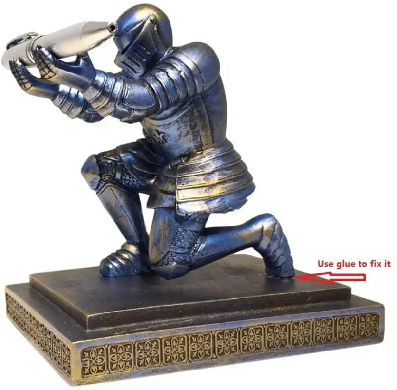 

Office Accessory Organizer Pen Stand Pen Holder Executive Knight Pen Holder Knight-kneeling Pen Holder For Office Desk Organizer