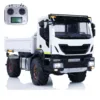 4x4 RC Hydraulic 1/14 Metal RC Dumper Trucks Controlled Tipper Dump Cars Model Light Sound Painted Finished Vehicle Toy TH23187 2