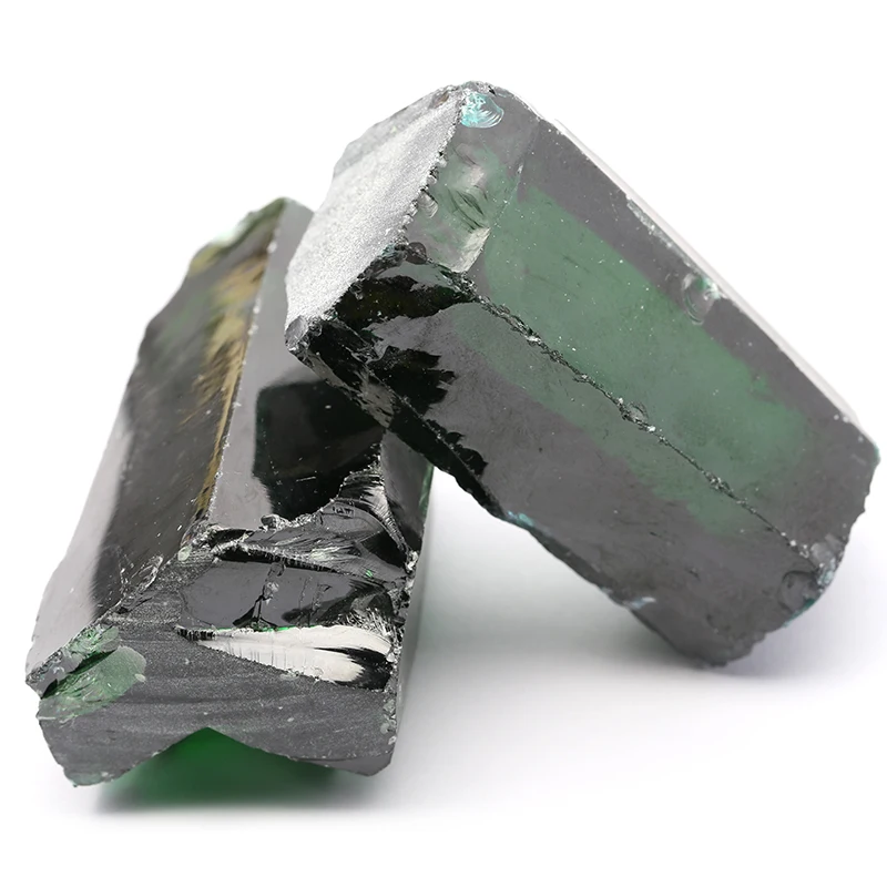 Green Sapphire Rough 200grams/Lot Synthetic Gemstone Rough