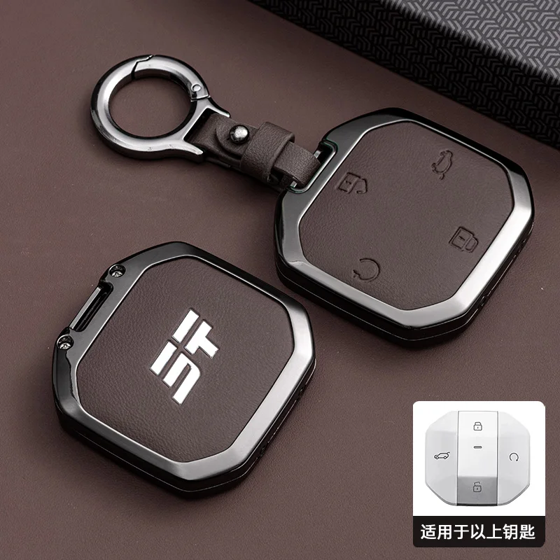 B key brown ring