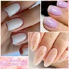 MEET ACROSS 12PCS/SET Quick Extension Gel For Nails Gold Pink Red Foils Semi Permanent Nail Art Gel Varnishes Manicure Kits 6