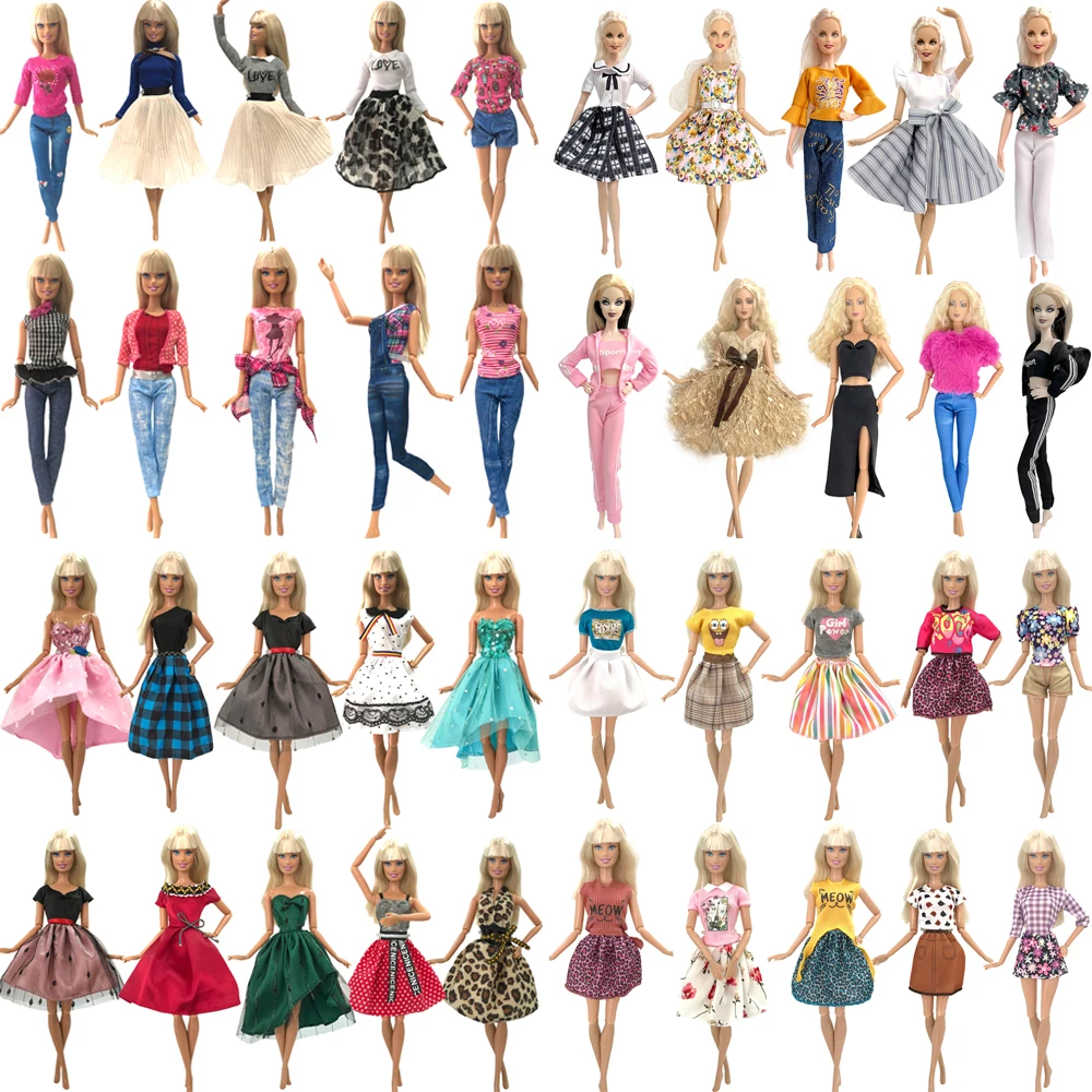 

NK 10 Set Mash Up 1/6 Princess Clothes Outfit Beautiful Party Skirt Top Fashion Dress For Barbie Doll Accessorie Gift Toy JJ