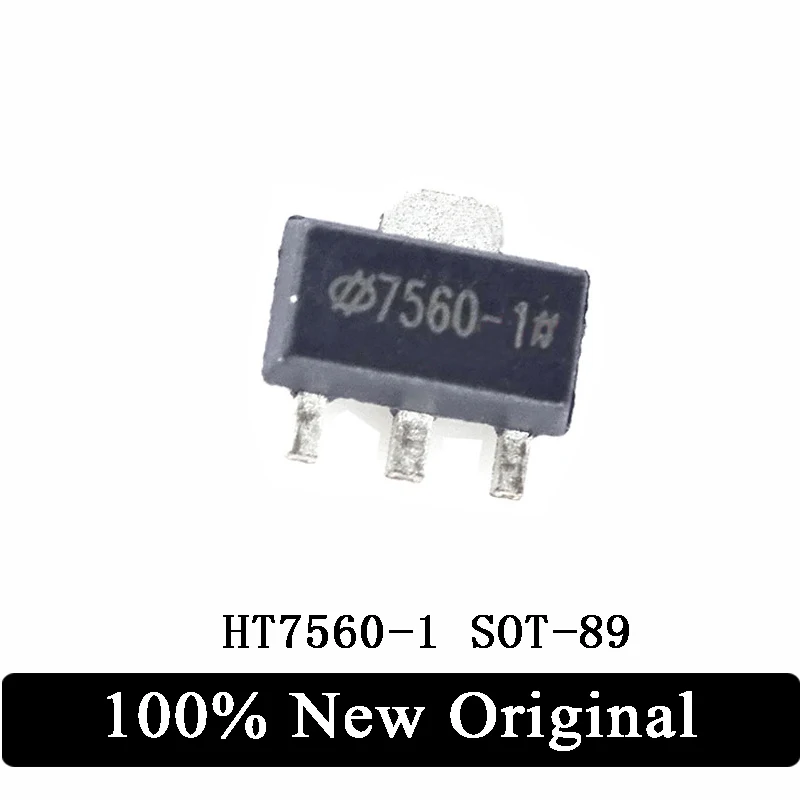 

10Pcs 100% New Original HT7560-1 SOT-89 HT7560 LDO Low Dropout Linear Regulator IC Chip In Stock