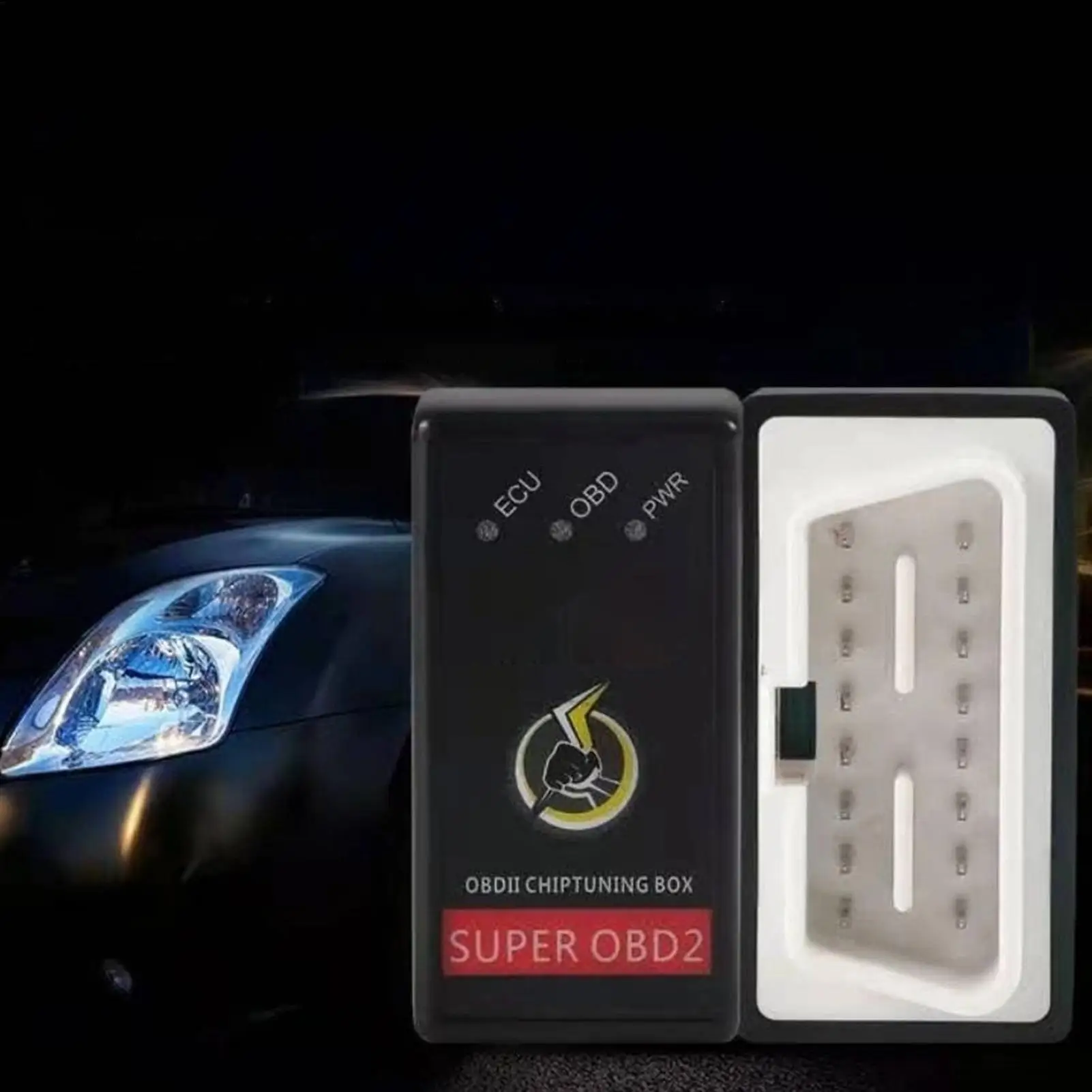 OBD Plug-In Car Performance Chip Claims to Optimize Fuel Efficiency & Engine Response Easy Install For Automotive Enthusiasts