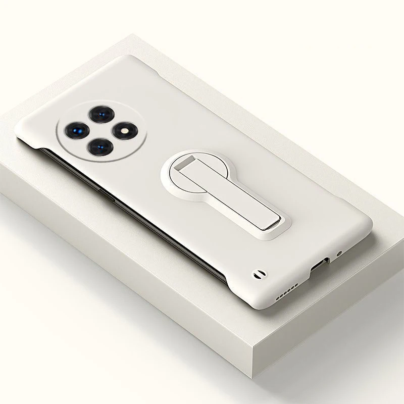 Sleek Frameless Phone Case with Holder - PC Thin Protector Cover