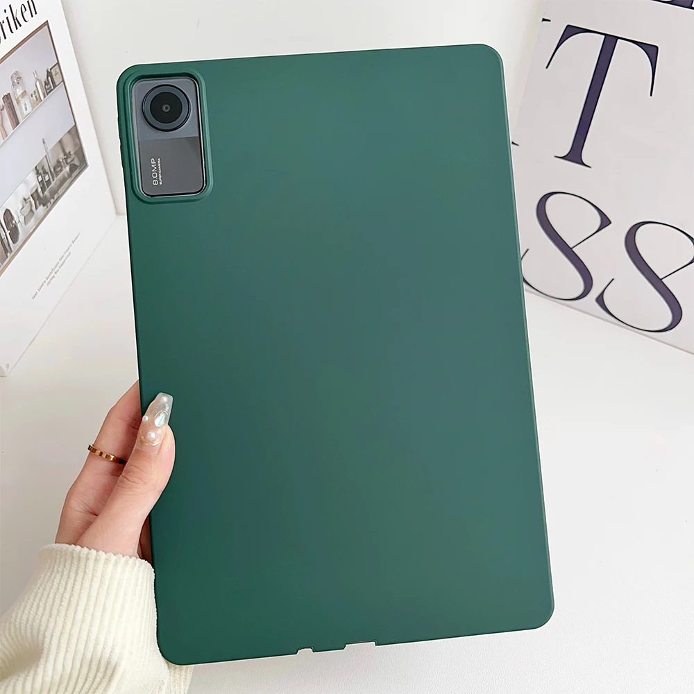 غطاء لوحي غير لامع ناعم ، غطاء ملمس الجلد ، غطاء لهاتف MiPad mmi Pad 6S ، 6 ، 5 Pro ، Redmi Pad SE ، 11in ، ضد للصدمات