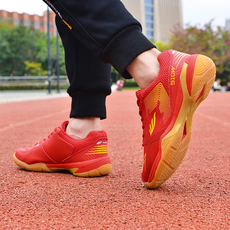 Badminton Shoes Men Women Breathable Spring Summer Tennis Shoes Light Weight Volleyball Sneakers