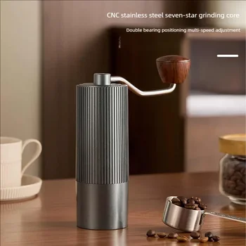 2026 Hand Cranked Bean Grinder Seven Star Coffee Grinder Household Steel Core Hand Cranked Coffee Grinder Coffee Machine 1