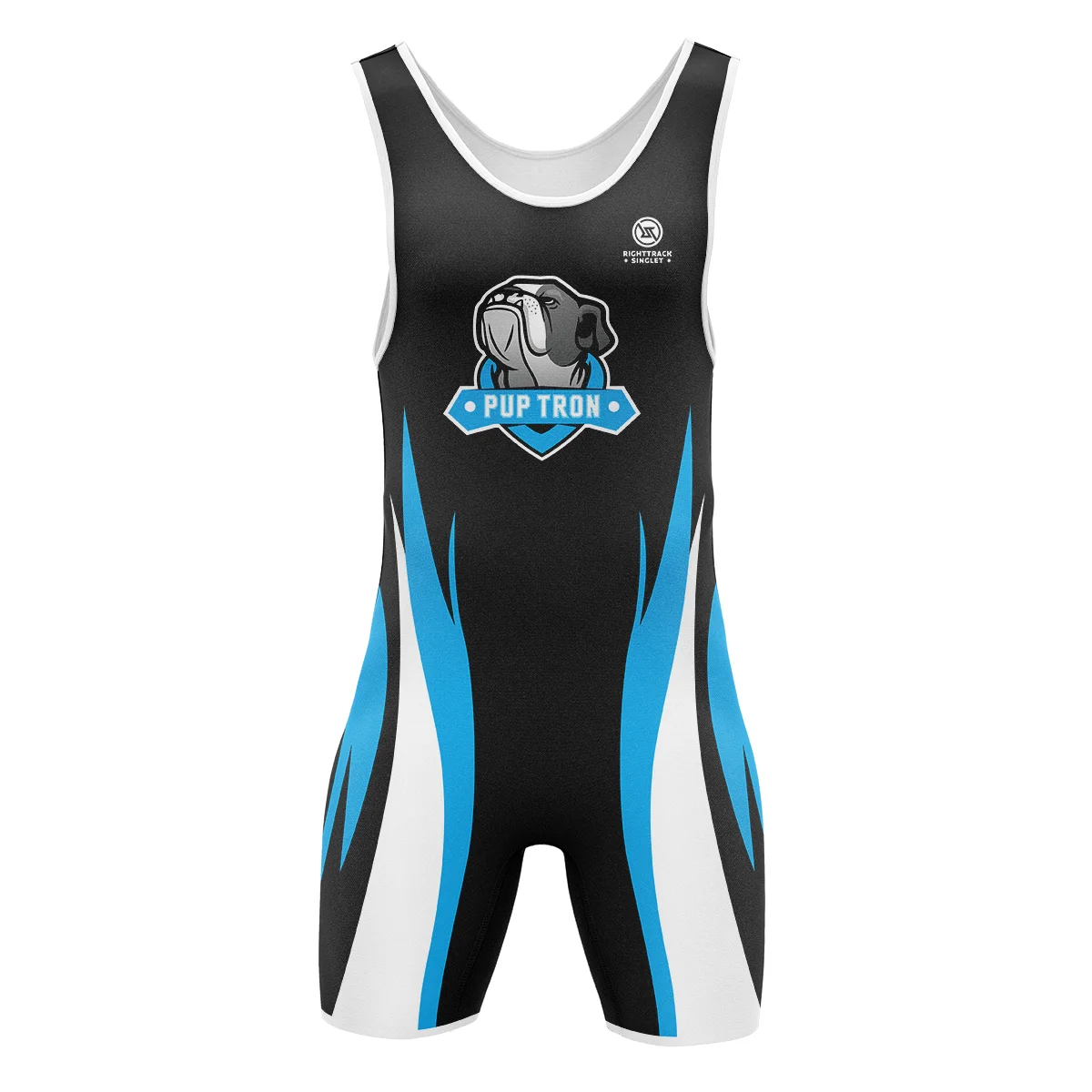 Sexy Men‘s Pup Tron Zipper Singlet RightTrack One-Piece Wrestling Powerlifting Sleeveless Gym Sport Fitness Clothing 4