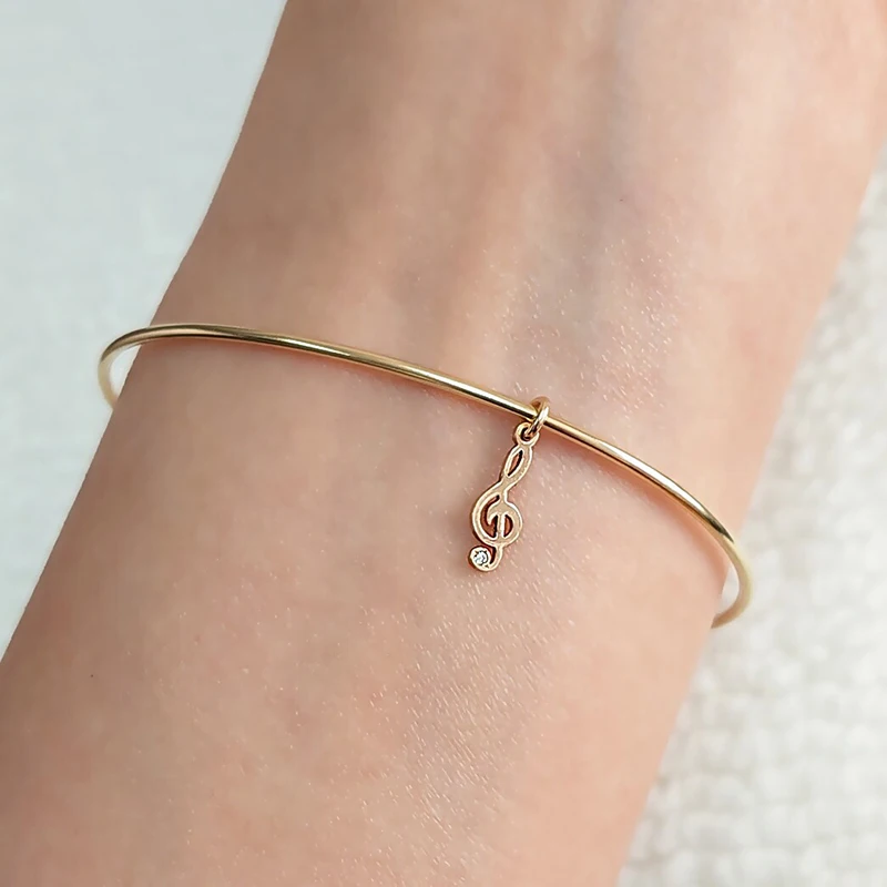 14K Gold Filled Musical Note Charms Gold Filled Charm For Jewelry Making Supplies Bracelet Charm Earring Charm Necklace Charm