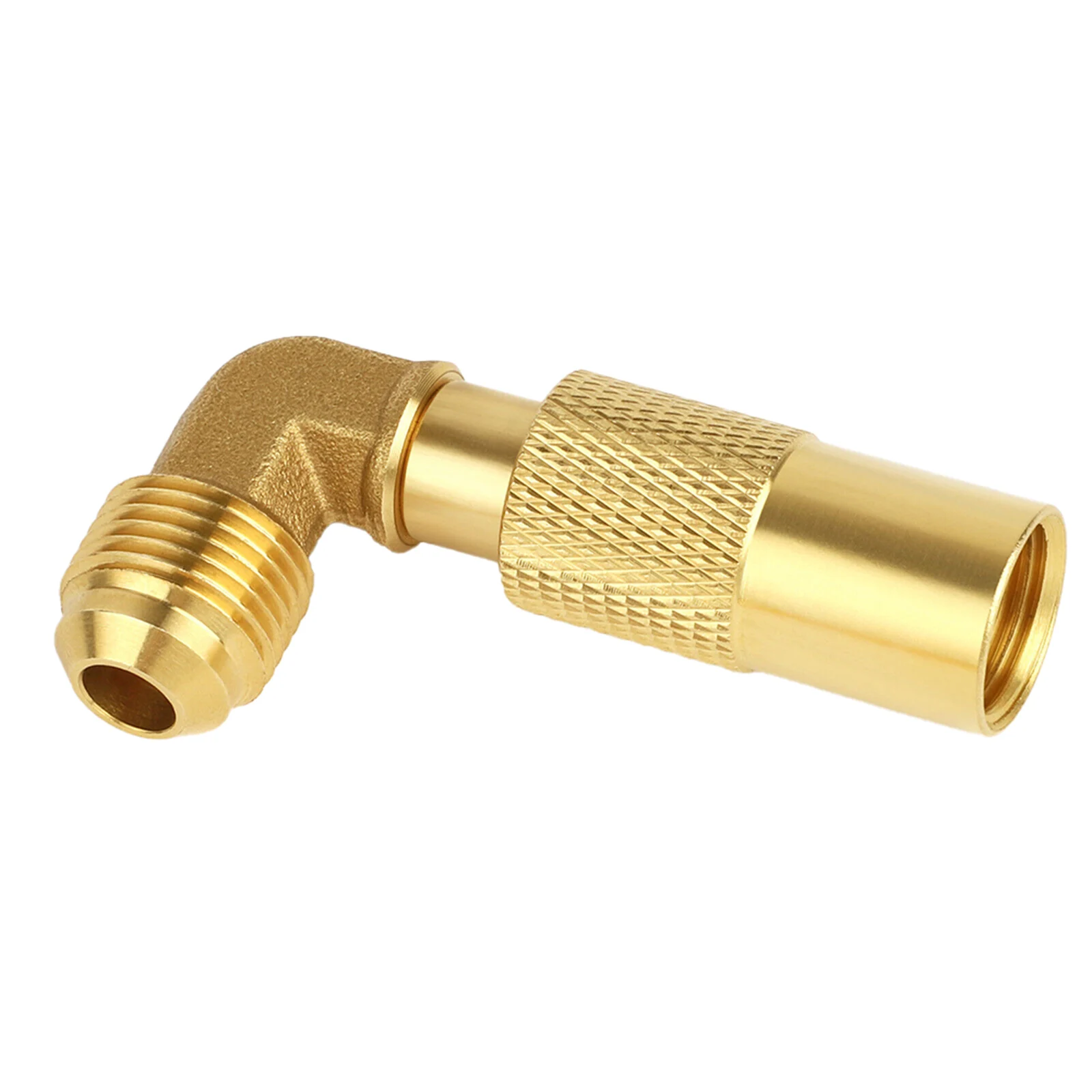 

Propane Elbow Adapter Low Pressure 3/8" Male Flare Propane Elbow Fitting For Tabletop Grill 17'' 22'' Portable Gas Griddle