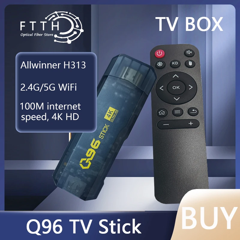 Q96 Tv Stick Set Top Box Stb Internet Tv Box Dongle Dual Band Wifi Tv Box