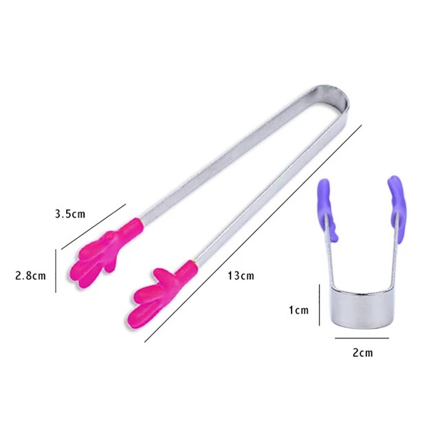 1Dc Kreatív Kis Pálma Rozsdamentes Acél Szilikon Cukros Fogás Klip Bilincs Az Otthoni Tészta Főzés Saláta Klipek Konyhai Szerszámok - Image 6