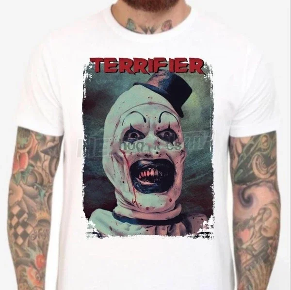 

Terrifier - Art The Clown - White T Shirt