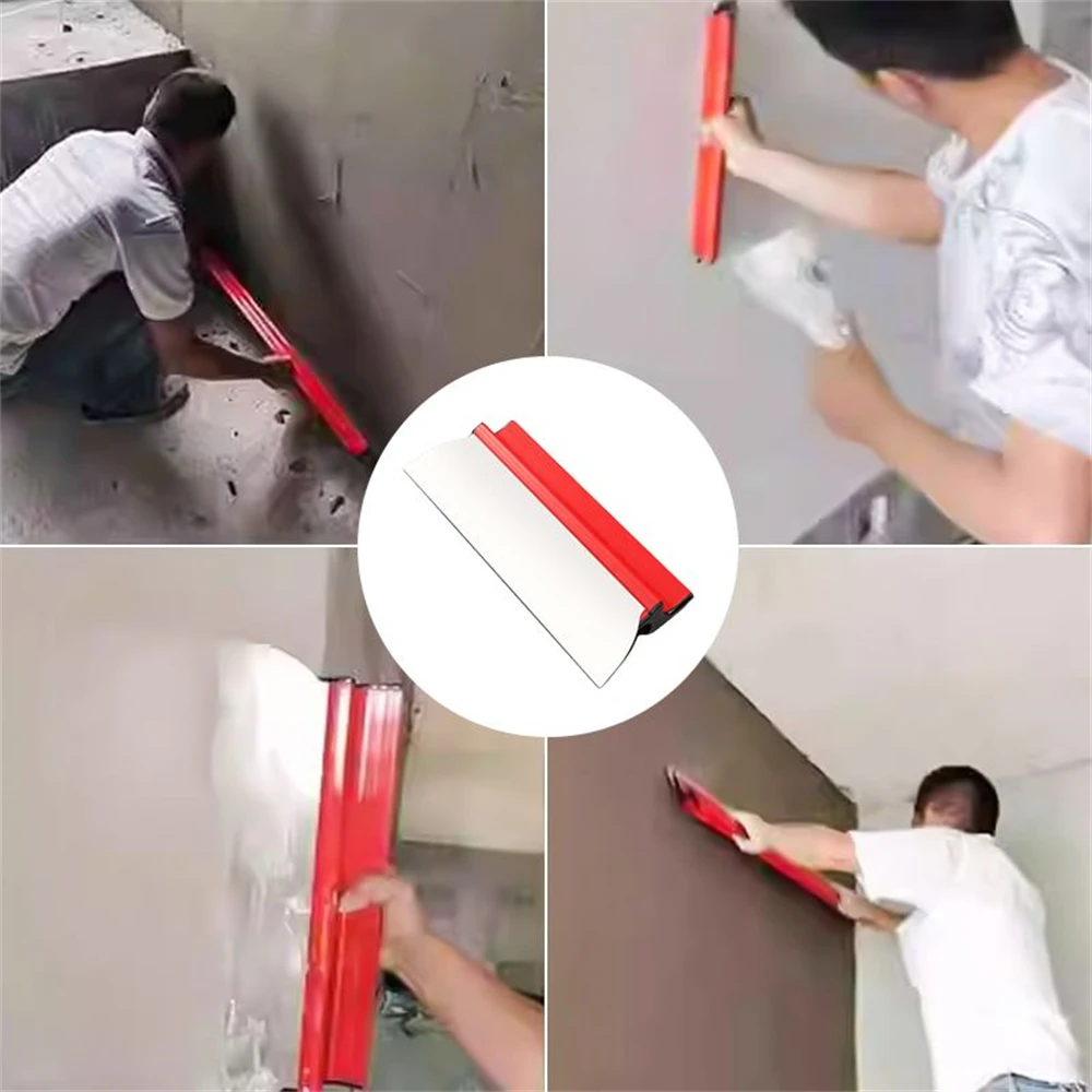 Drywall Smoothing Spatula Skimming Flexible Blade Painting Finishing Blades Building Wall Plastering Tools 25/40CM