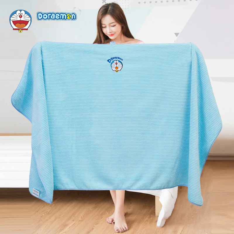 

Doraemon Bath Towel Cute Cartoon Anime Thicken High Quality Soft Water Absorption Quick Drying Durable Coral Fleece No Shedding