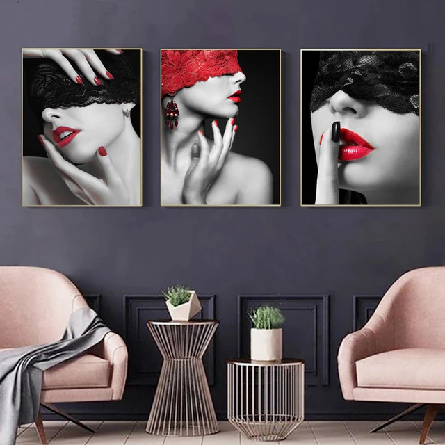 Nordic Xxx Video Seksi Film Bibir Merah Renda Topeng Telanjang  