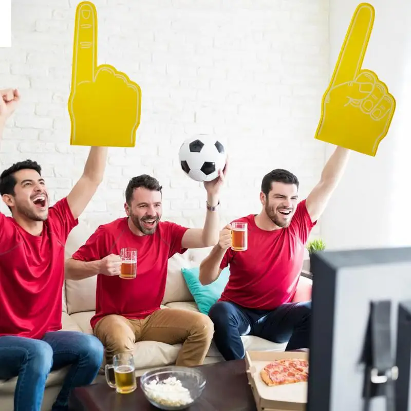 Large Foams Fingers Cheerleading Props Hand Sports Event Cheering Palm Party Props Comfortable Sports Foam Fan Finger 4