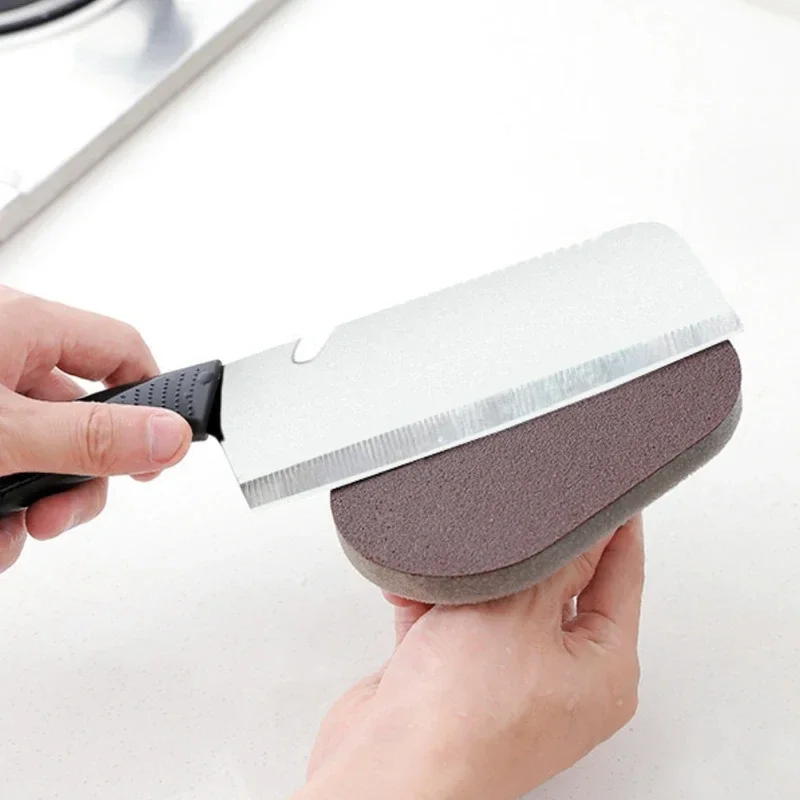 Strong Decontamination Bath Brush Sponge Tiles Brush Cleaning Descaling Knife Pan Pot Cleaner Kitchen Clean Tools