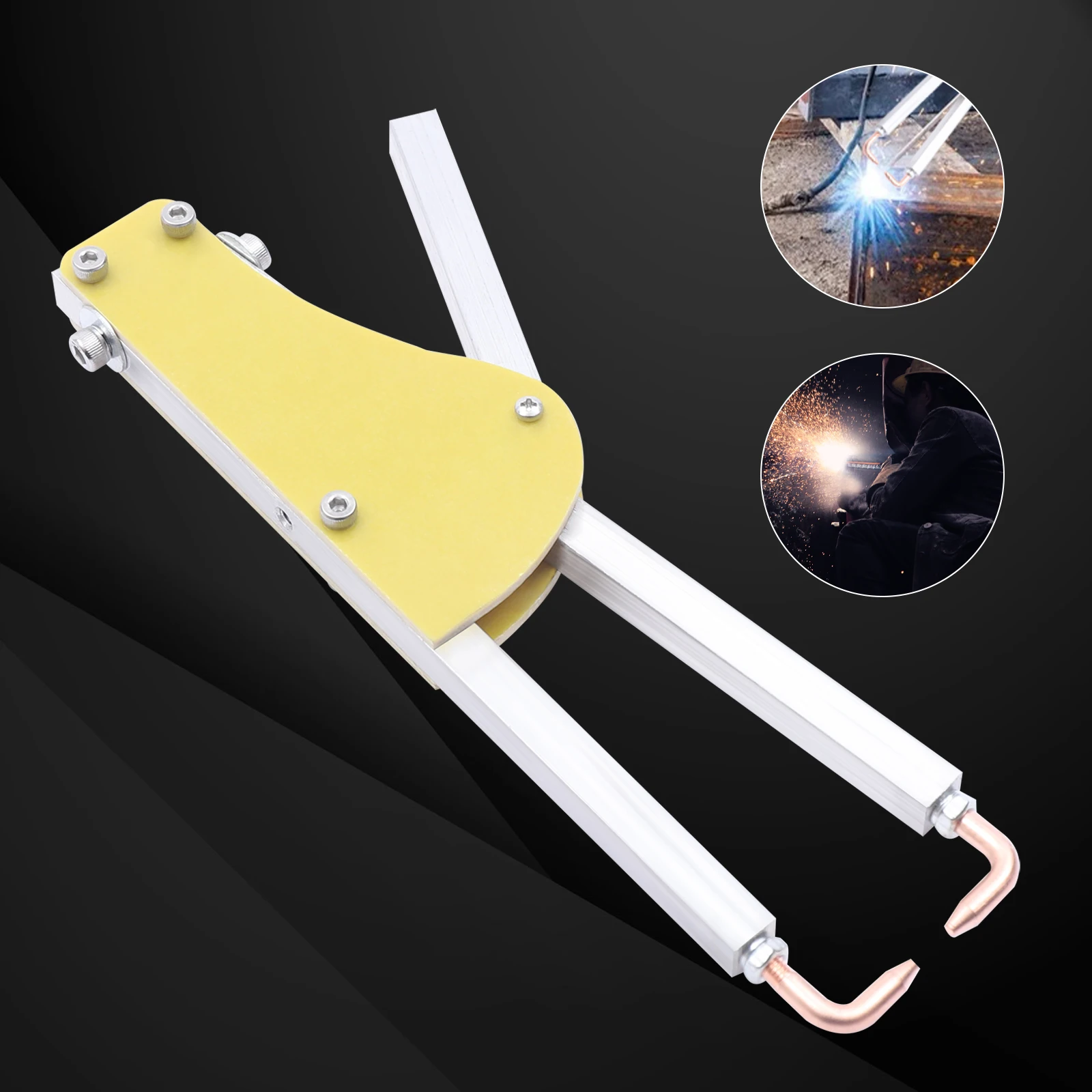 

DIY Professional Portable Spot Welder Machine Electric Handheld Welding Systems for Sheet Metal Repaire Beginner Equipment Tool