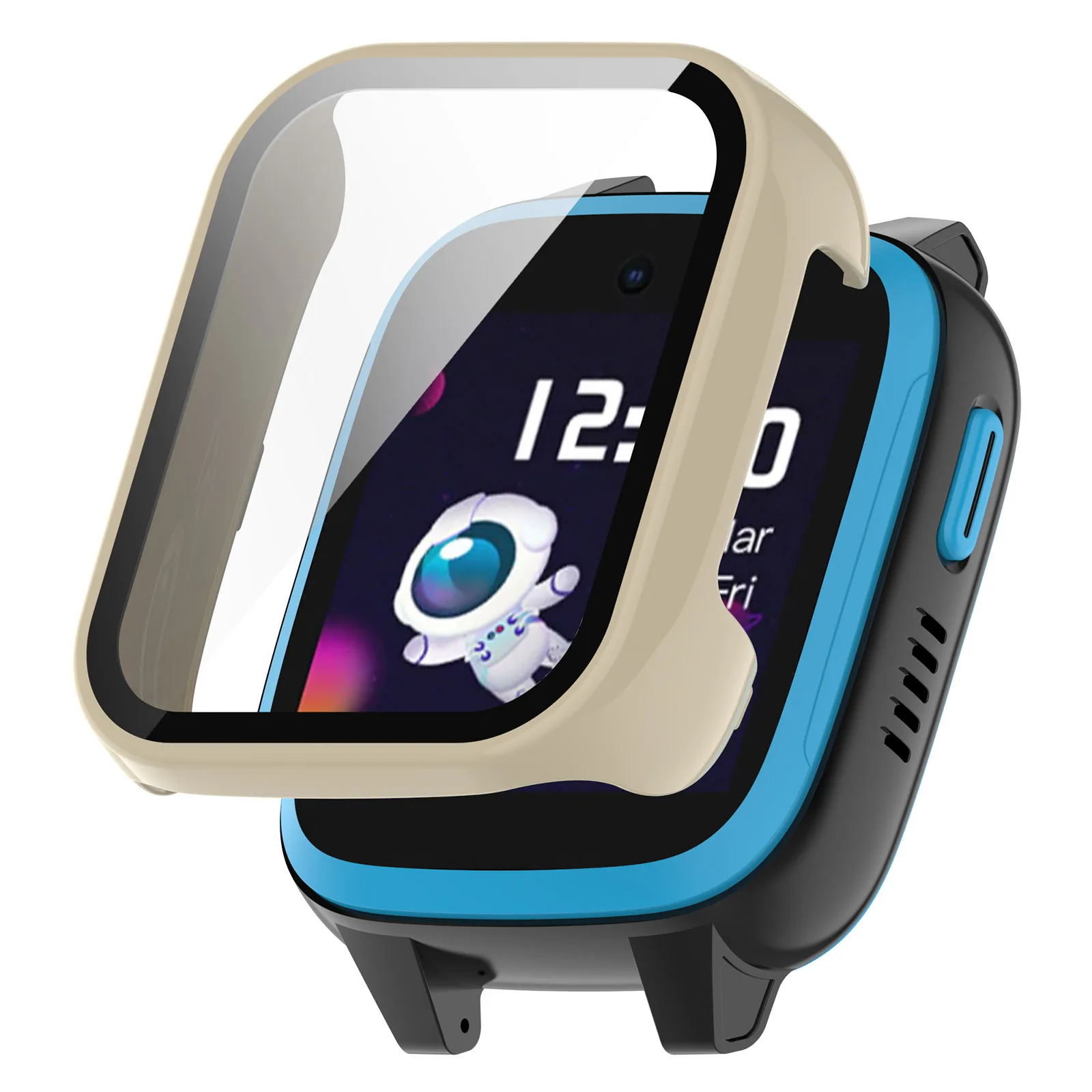 Durable Glass Screen Protector & Case for Kids Smart Watch Accessories