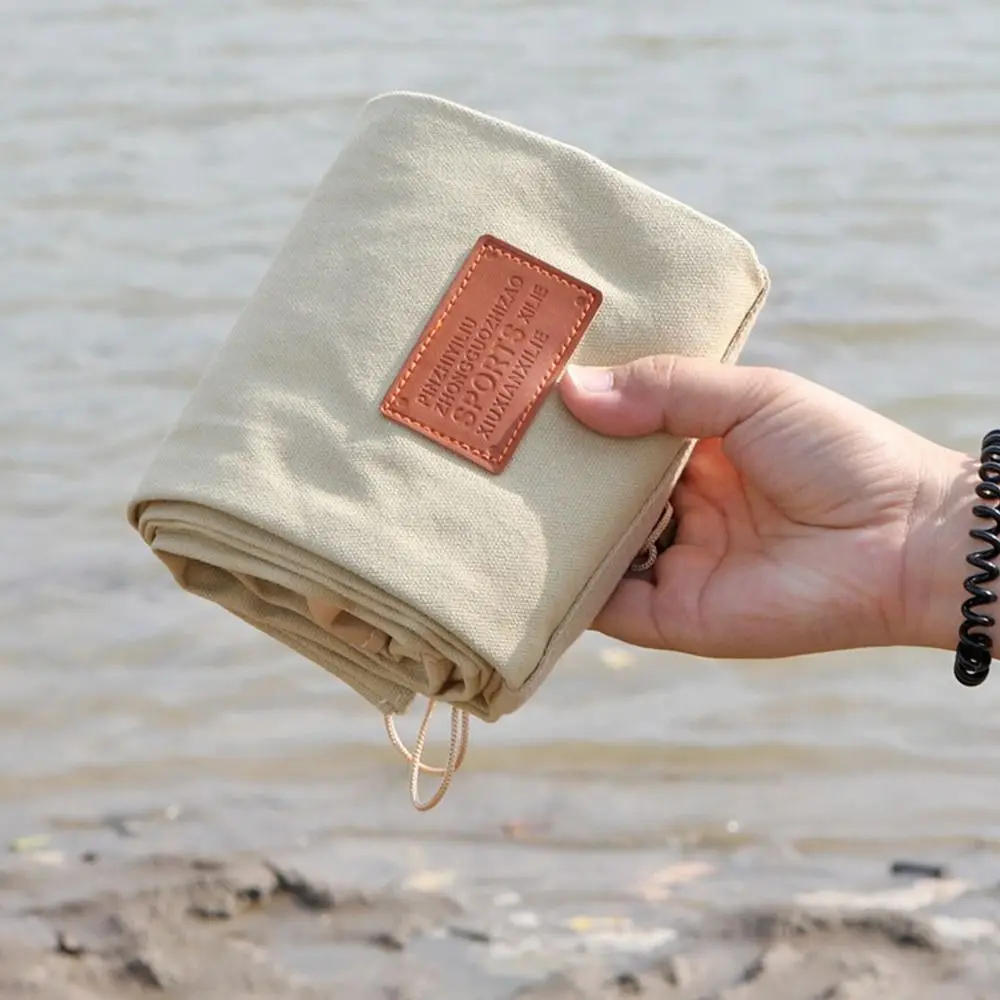 Folding Portable Fishing Tackle Storage Bag Large Capacity Canvas Fishing Tackle Backpack Multifunctional Umbrella Bag Rod Bag